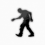Zumbi silhueta